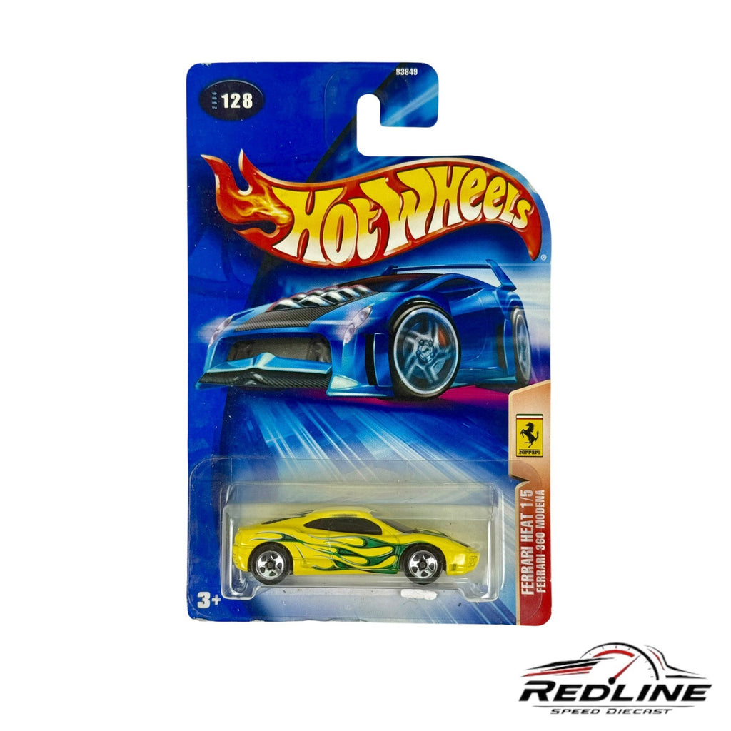 🇮🇹 Hot Wheels Ferrari Heat 360 Modena Yellow #128 H25🇮🇹