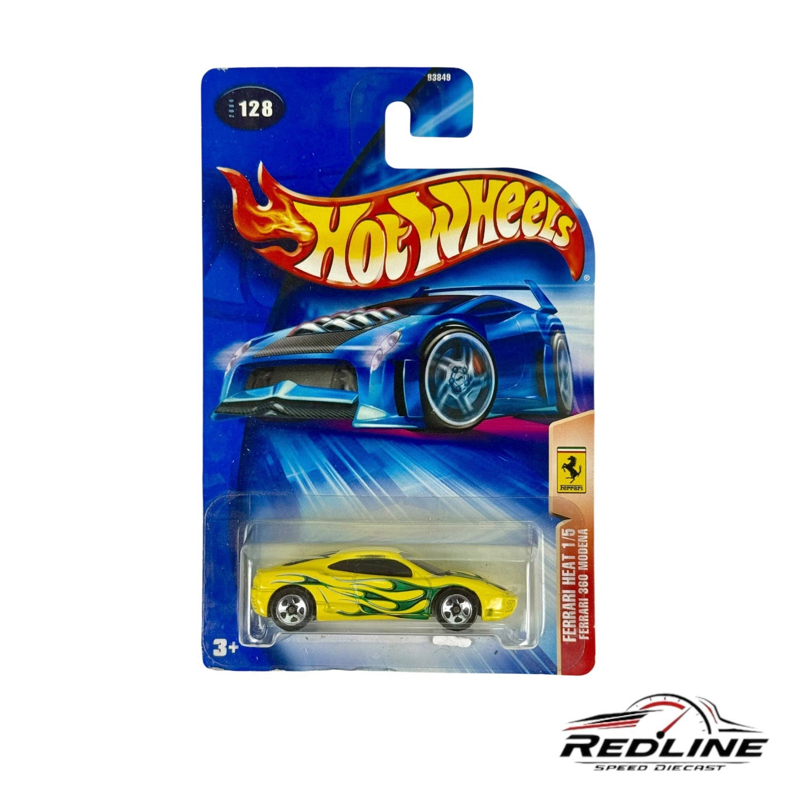 🇮🇹 Hot Wheels Ferrari Heat 360 Modena Yellow #128 H25🇮🇹