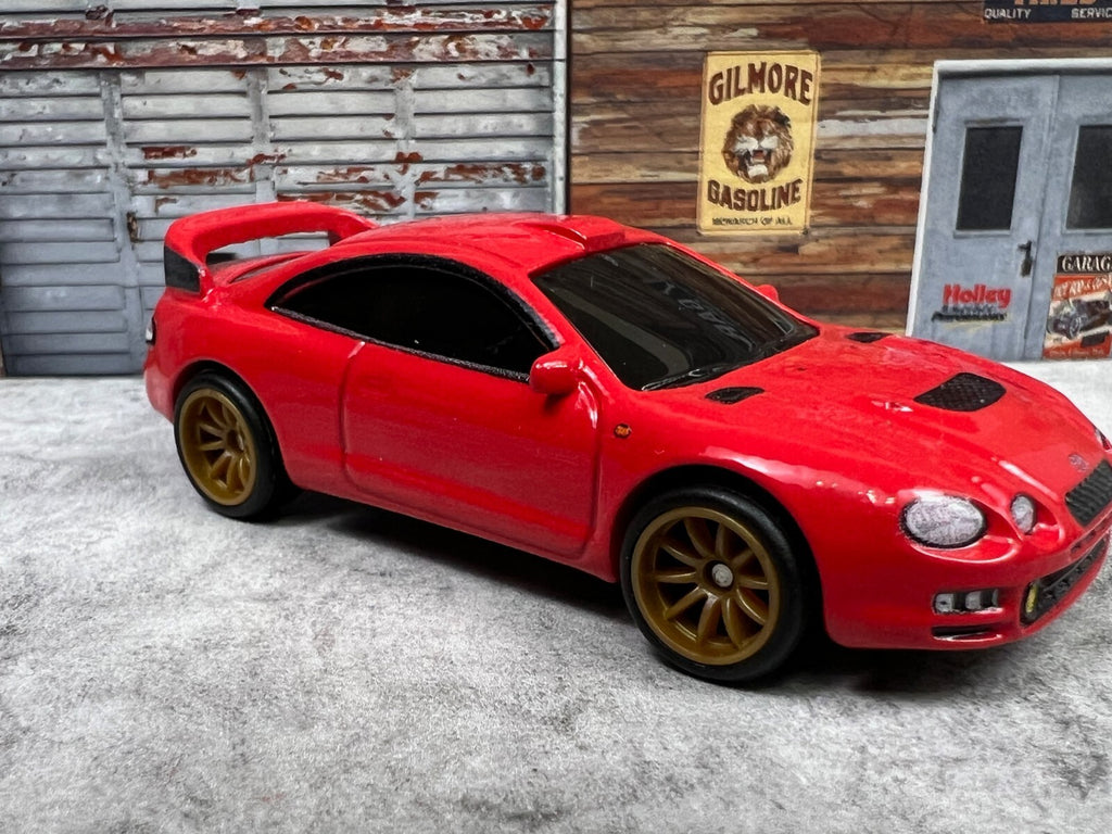 🎌🎌🎌Hotwheels 95 TOYOTA CELICA GT  Red Premium C5🎌🎌🎌
