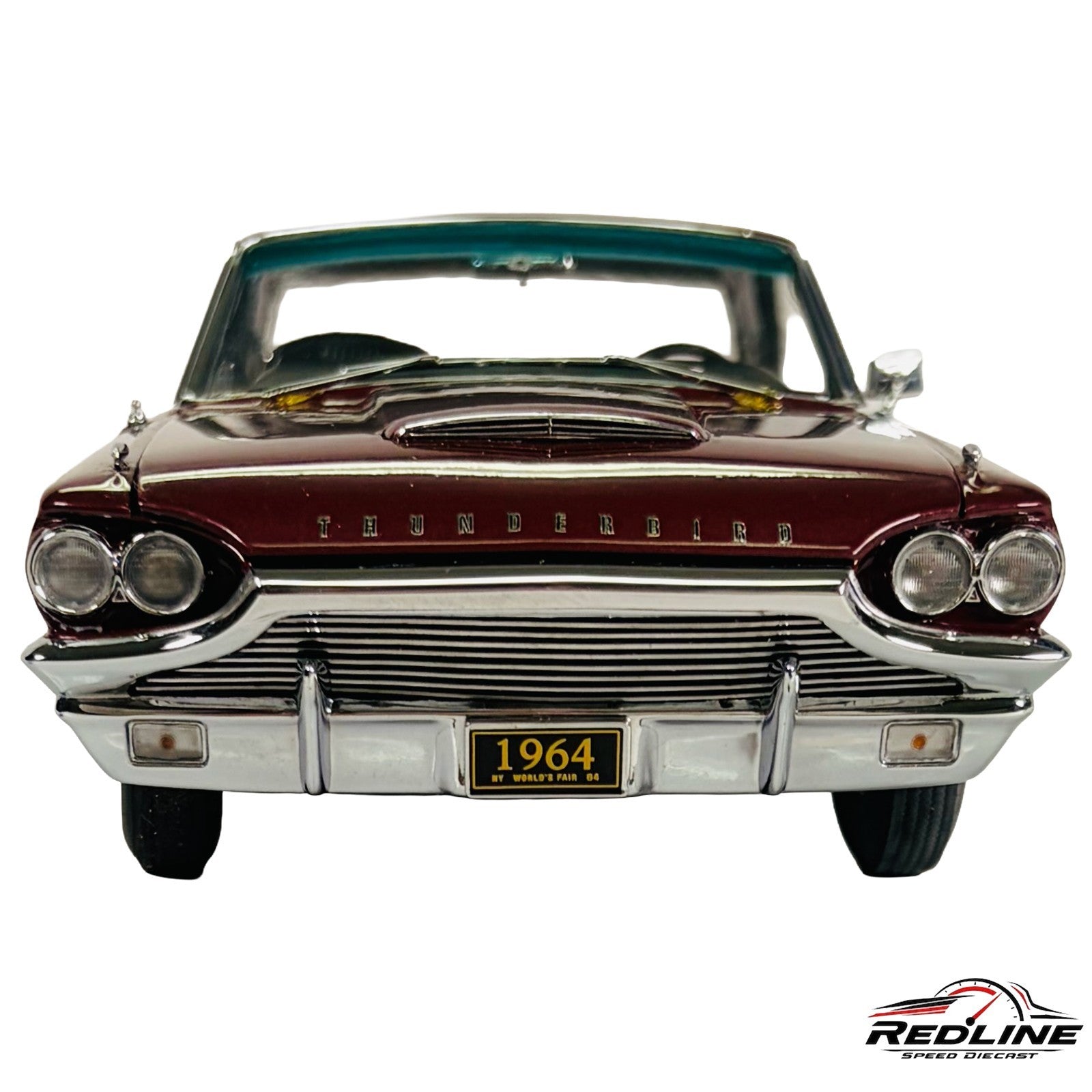 🦅🦅Danbury Mint Limited Edition 1964 Ford Thunderbird Hardtop 1:24 C2🦅🦅