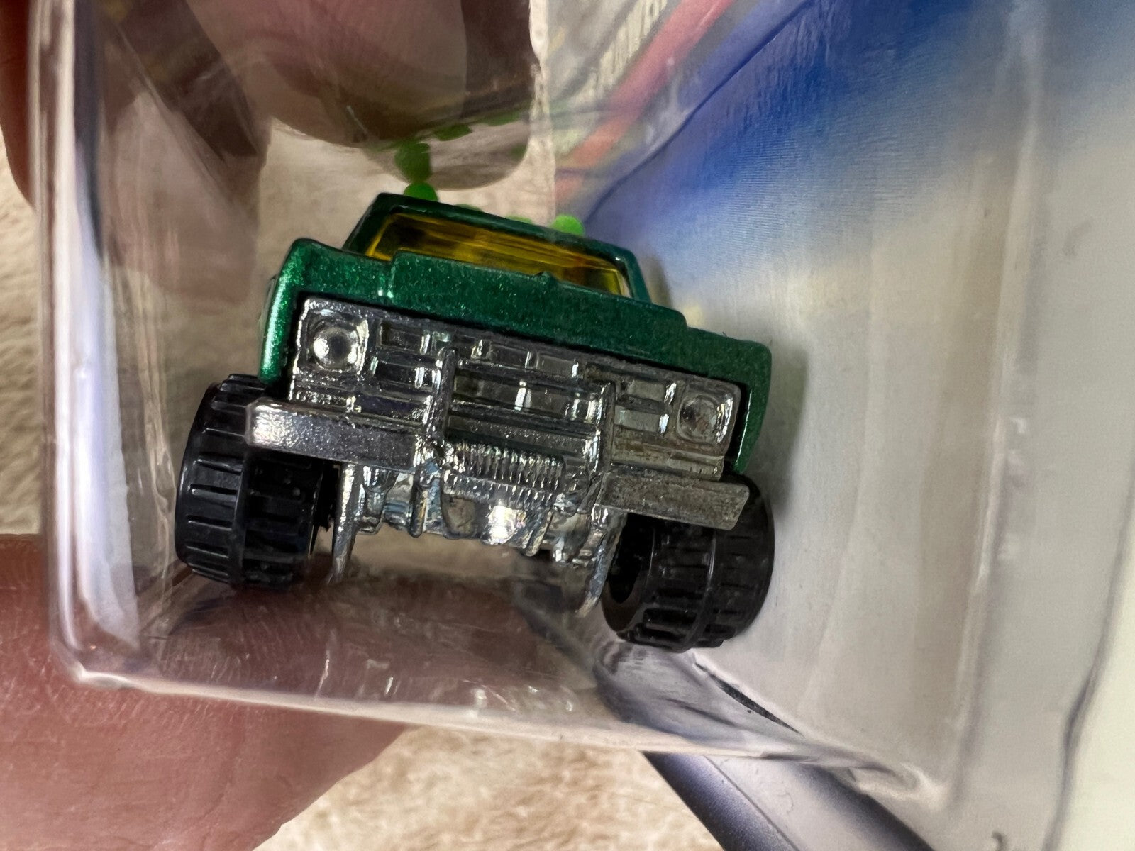 🔥🔥🔥🔥Hot Wheels #1081 Power Plower Green Pickup Truck HW05🔥🔥🔥🔥