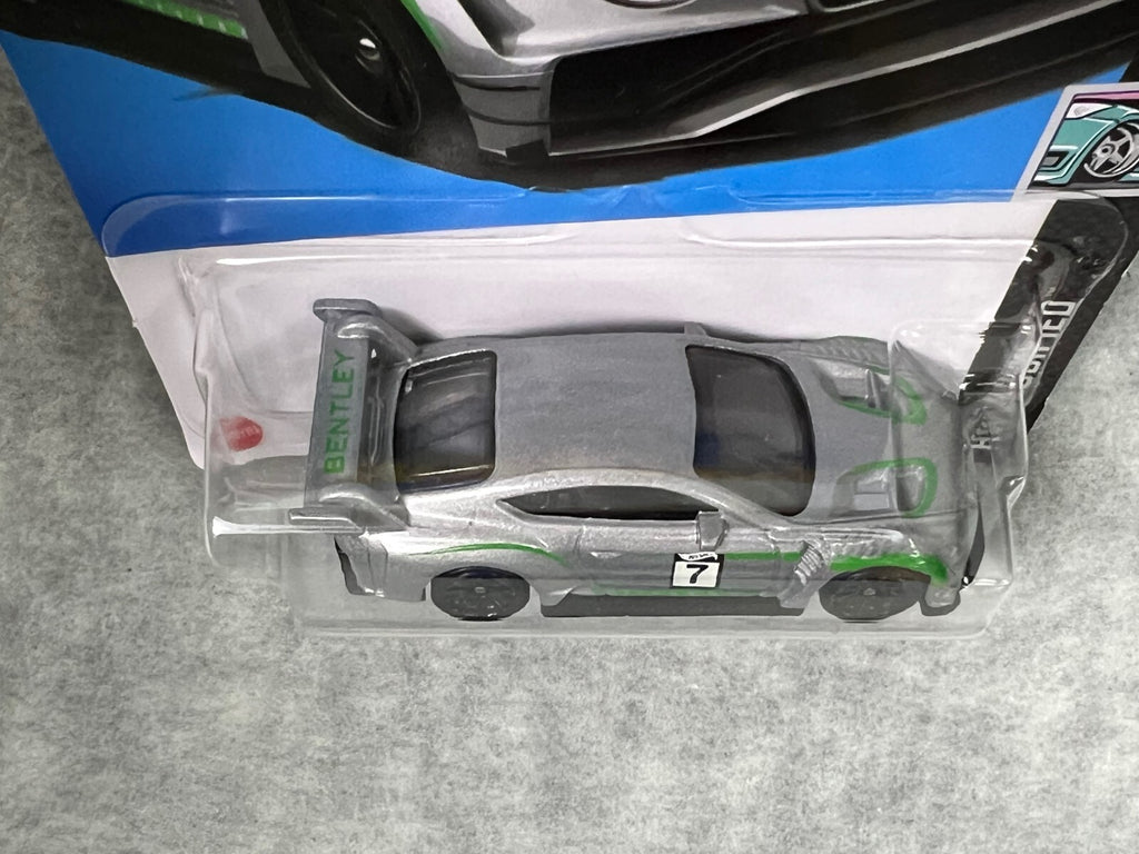 🔥🔥🔥Hot Wheels  2018 Bentley Continental GT3 Gray HW Modified H24🔥🔥🔥