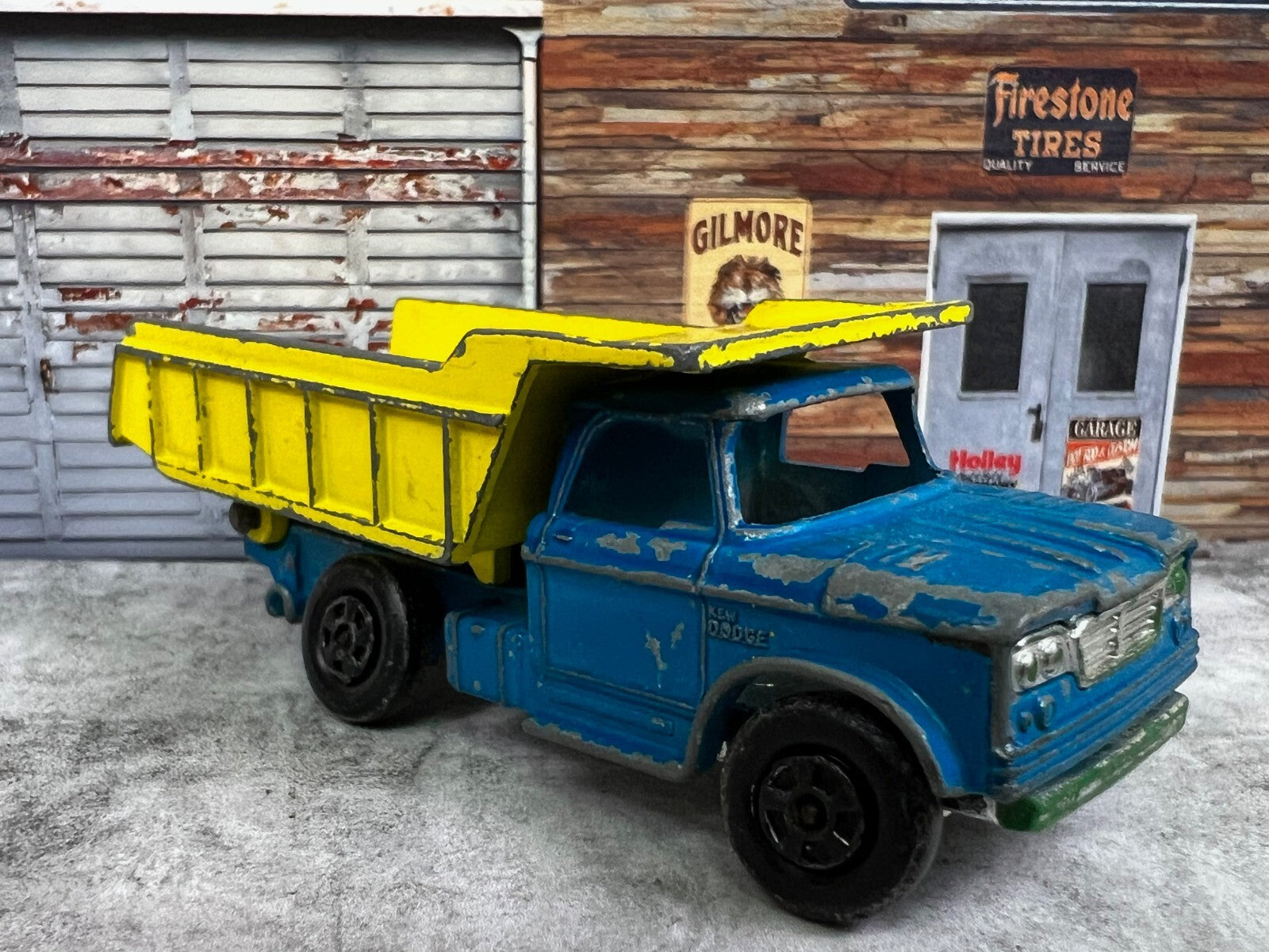 🔥🔥🔥Matchbox Transitional Superfast No.48 Dumper Truck Blue Cab C3🔥🔥🔥
