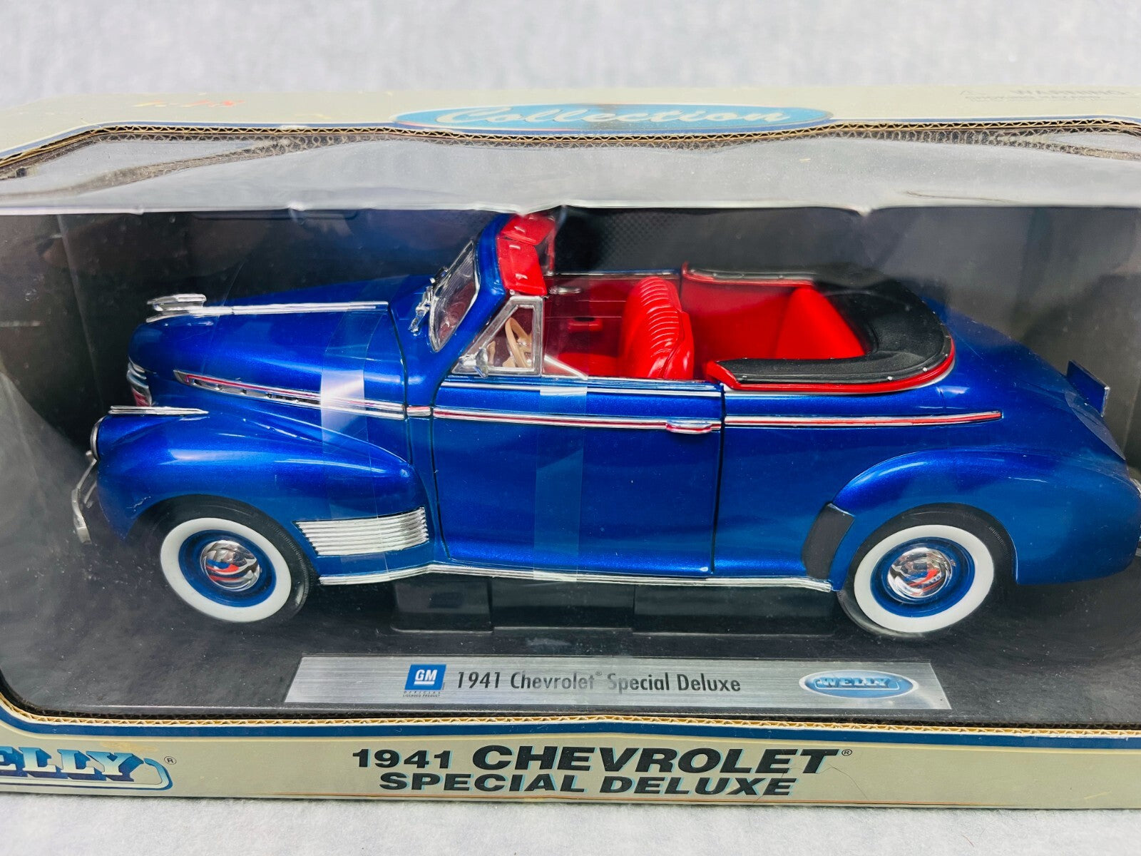 🇺🇸🇺🇸Welley 1941 Chevrolet Special Deluxe Convertible 1/18 Diecast 🇺🇸🇺🇸