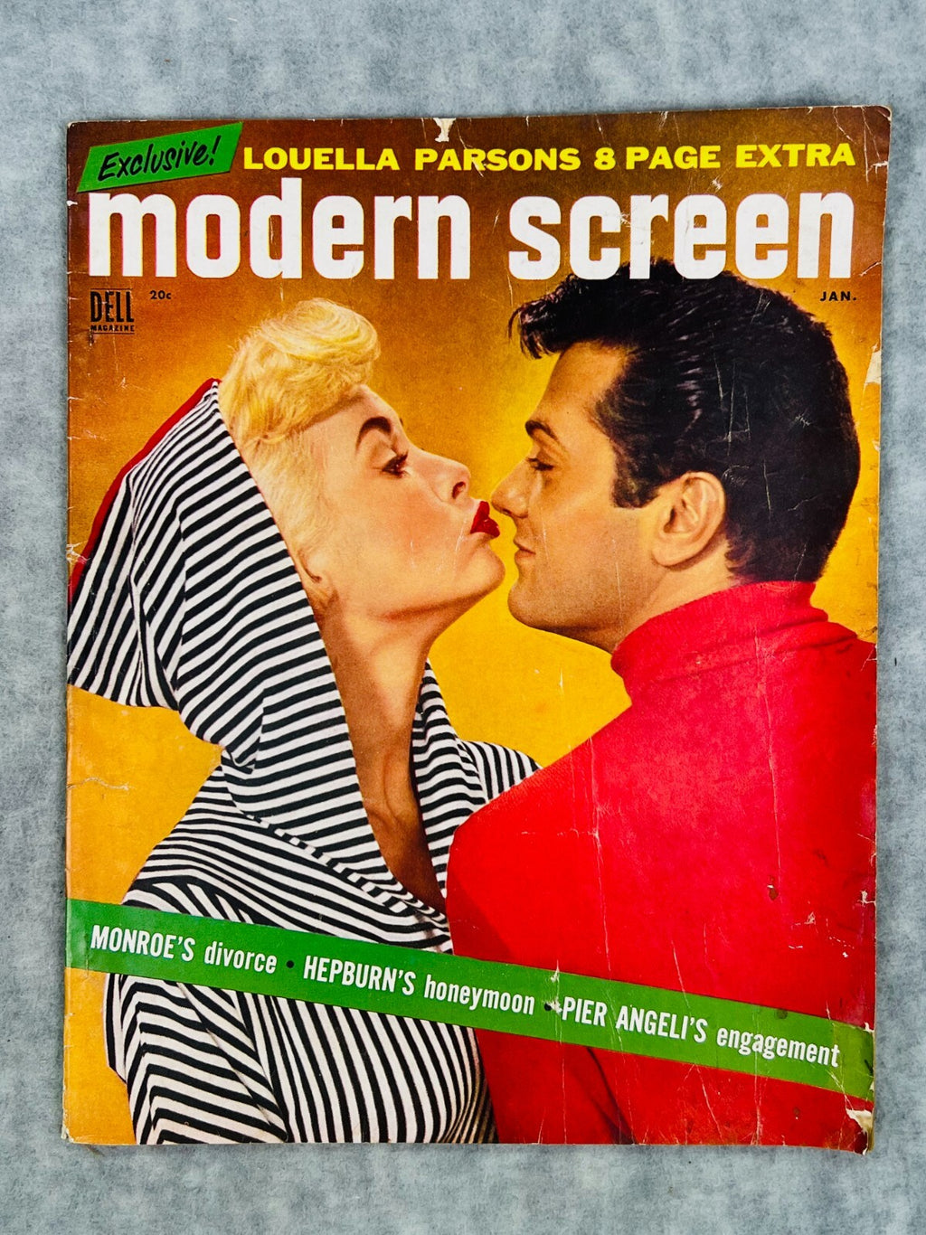 🍿ORIGINAL Vintage January 1955 Modern Screen Magazine Janet Leigh Tony Curtis🍿