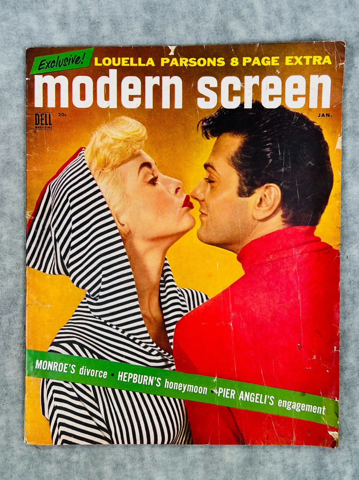 🍿ORIGINAL Vintage January 1955 Modern Screen Magazine Janet Leigh Tony Curtis🍿
