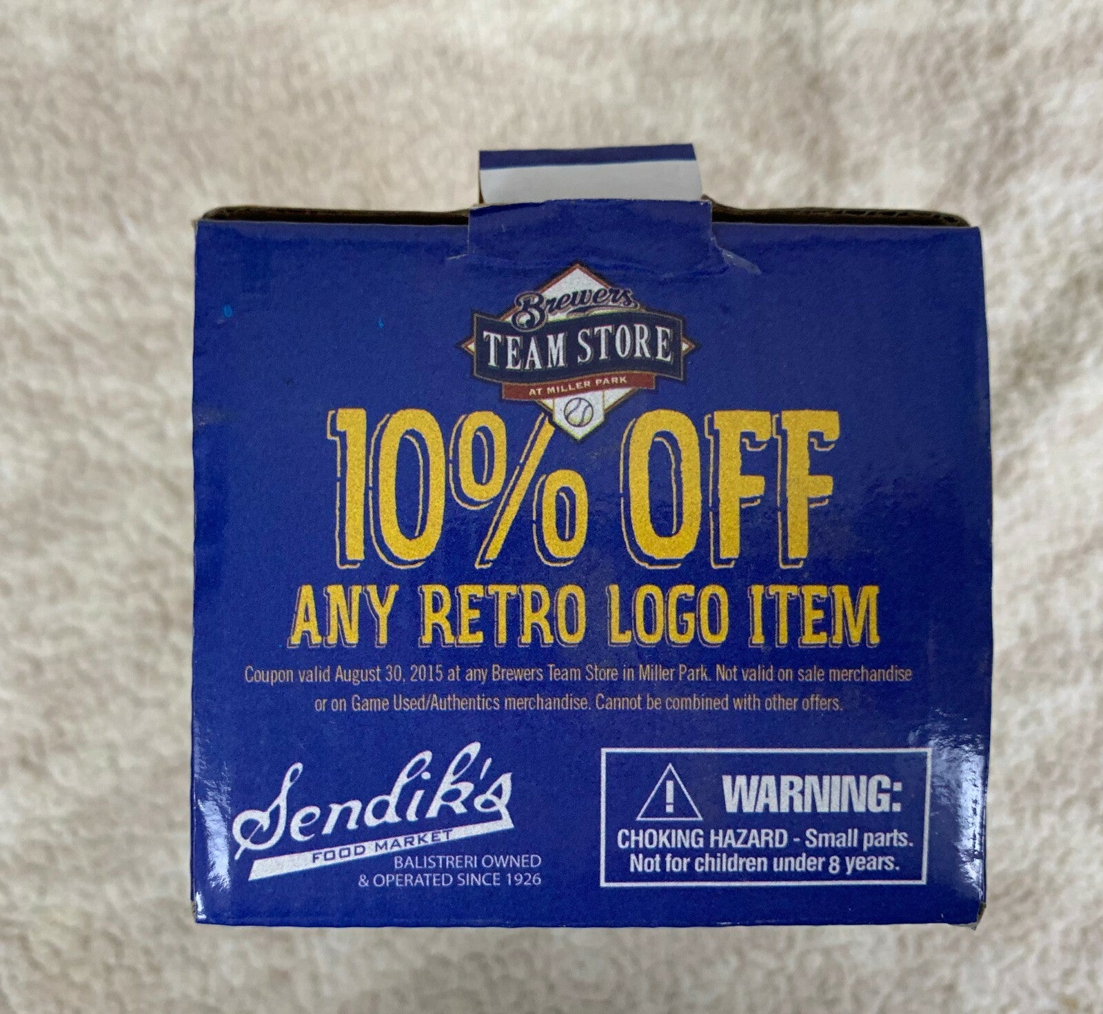 Milwaukee Brewers 2016 Retro Bobblehead Sendik's Promo/NEW IN BOX