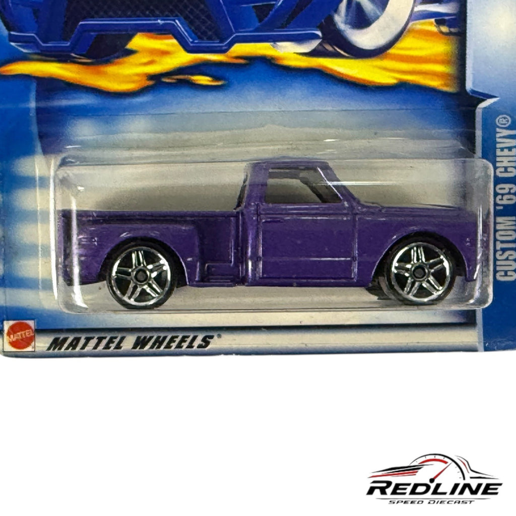 🇺🇸🇺🇸Hot Wheels Custom '69 Chevy 124/220 Purple  2003 H6🇺🇸🇺🇸