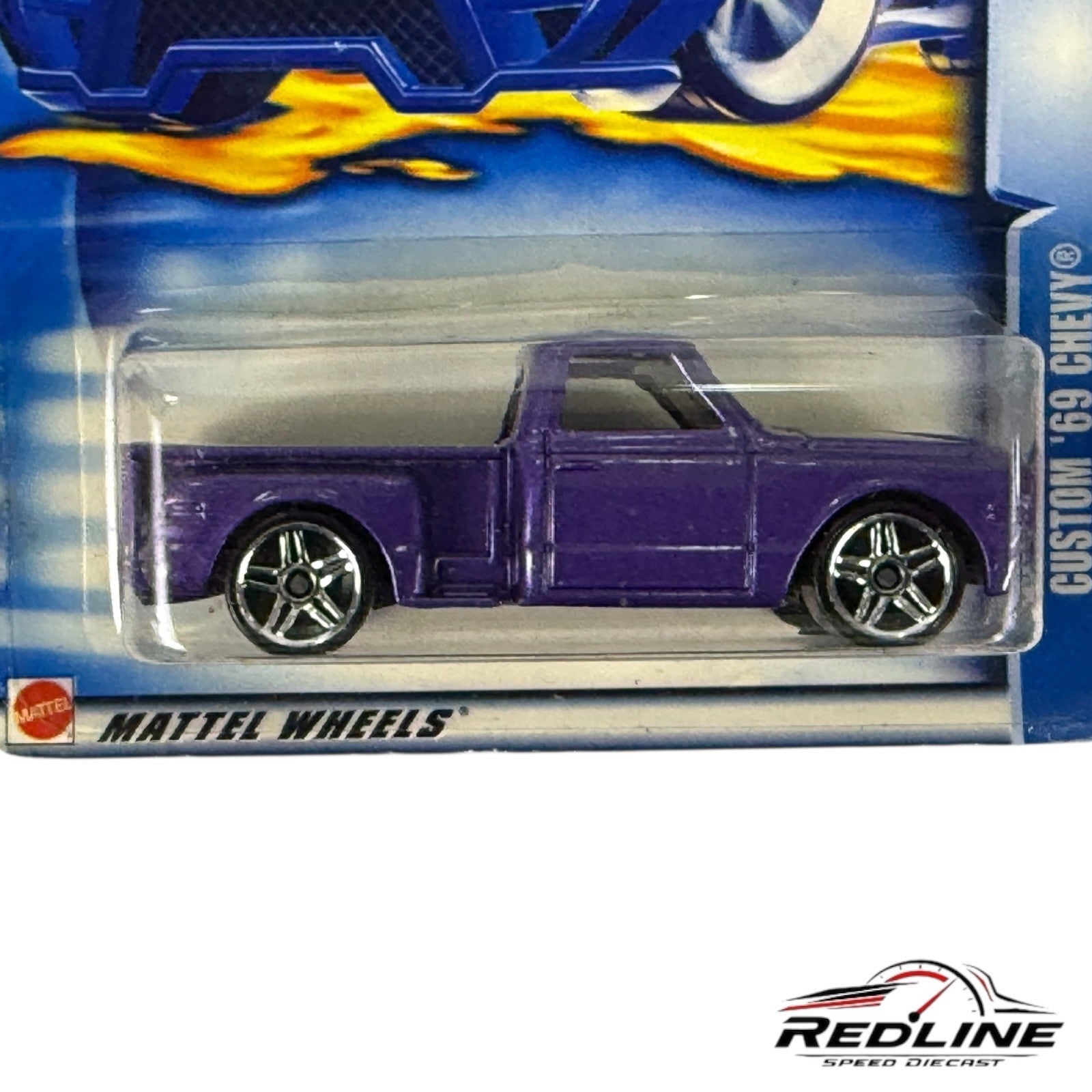 🇺🇸🇺🇸Hot Wheels Custom '69 Chevy 124/220 Purple  2003 H6🇺🇸🇺🇸