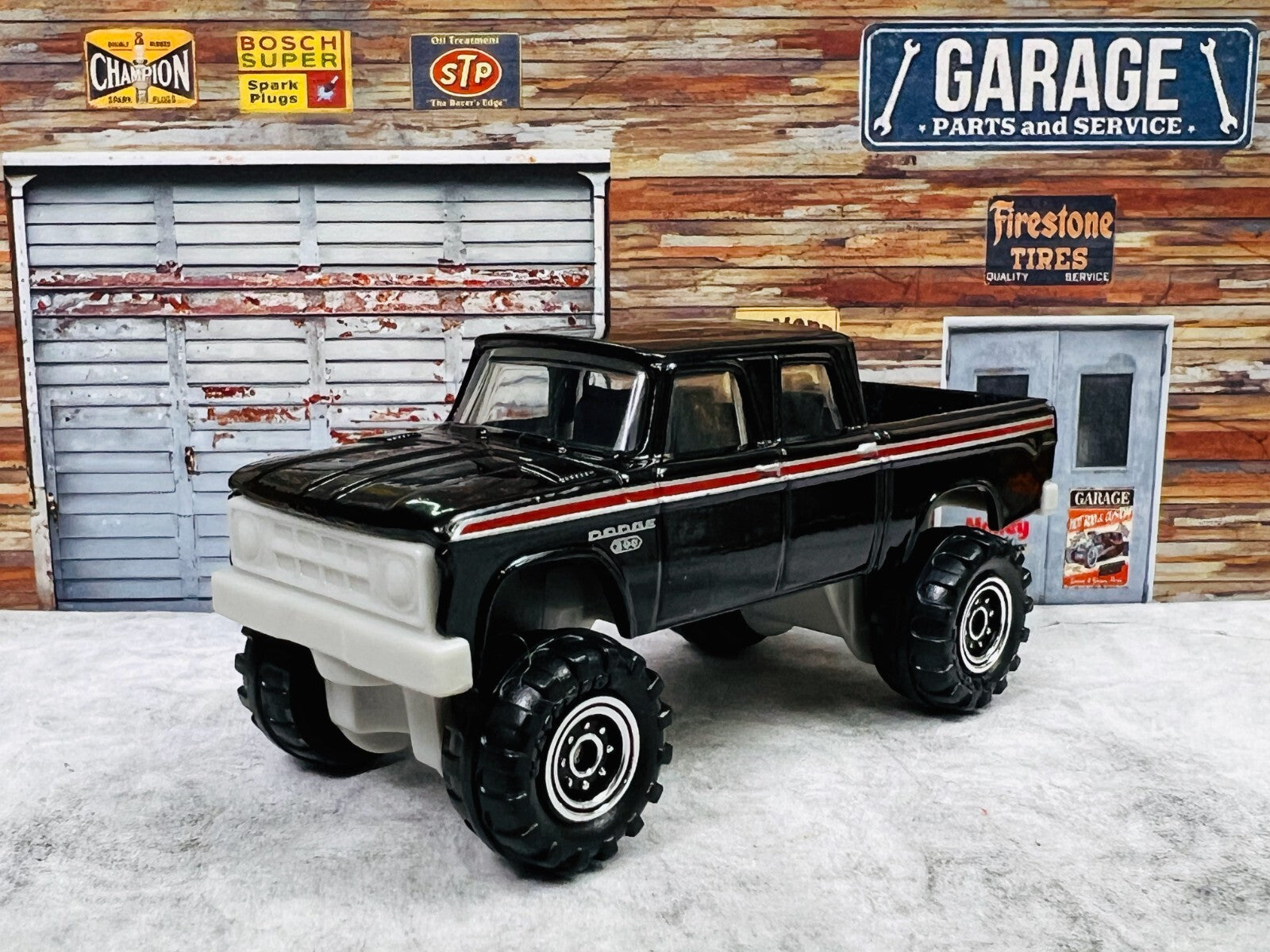 🇺🇸🇺🇸🇺🇸🇺🇸Matchbox '68 Dodge D-200 Black C18🇺🇸🇺🇸🇺🇸🇺🇸