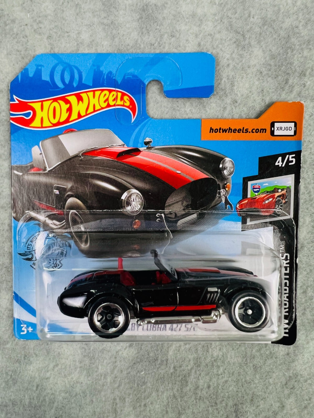🏁🏁🏁 Hot Wheels Shelby Cobra 427 S/C  HW Roadsters Short Card H24🏁🏁🏁
