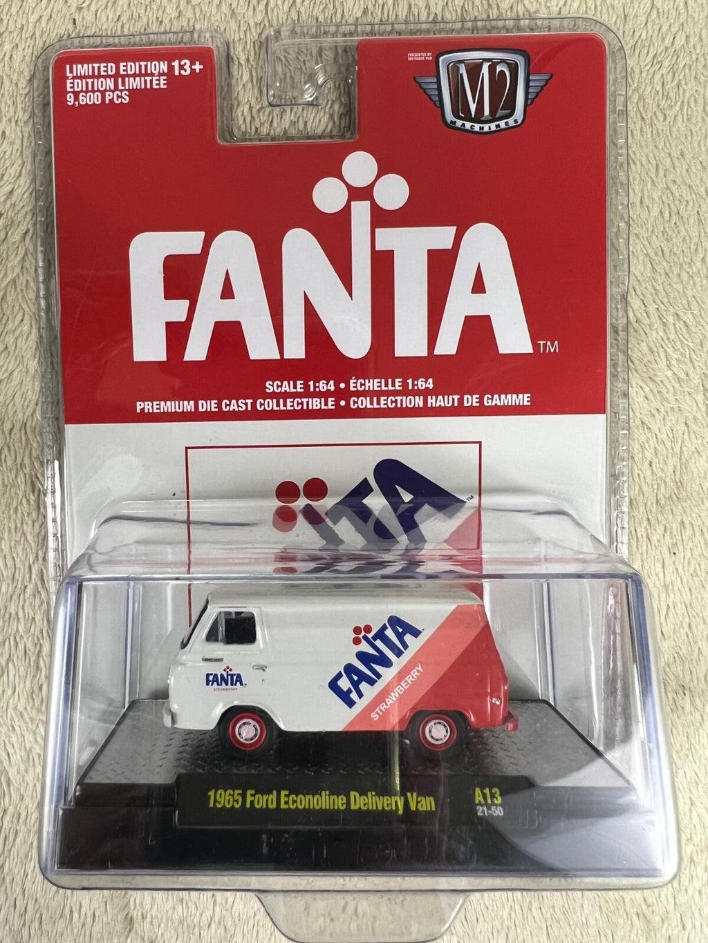 🔥🔥🔥M2 Machines FANTA 1965 Ford Econoline Delivery Van A13 21-50 HW15🔥🔥🔥