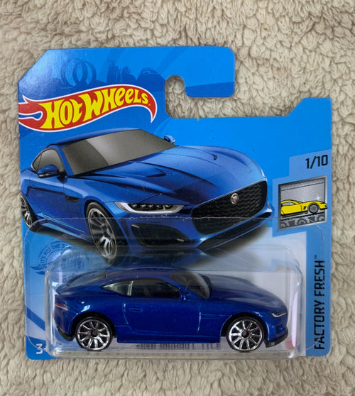 ***Hotwheels  2020 Jaguar F-type Coupe 1/10 Factory Fresh New Short Card HW05***