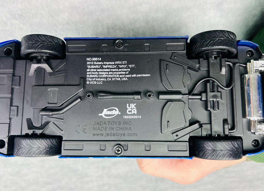 🎌🎌Jada Toys Fast Furious: Brian’s Subaru Impreza WRX STI 1/24 Scale #99514🎌🎌