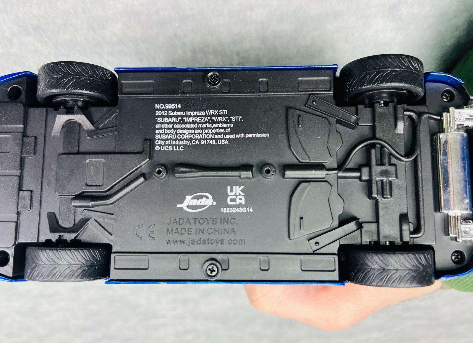🎌🎌Jada Toys Fast Furious: Brian’s Subaru Impreza WRX STI 1/24 Scale #99514🎌🎌