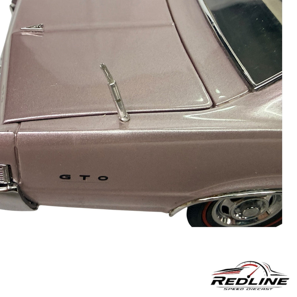 🇺🇸Danbury Mint 1965 Pontiac GTO Pink 1:24 C1🇺🇸