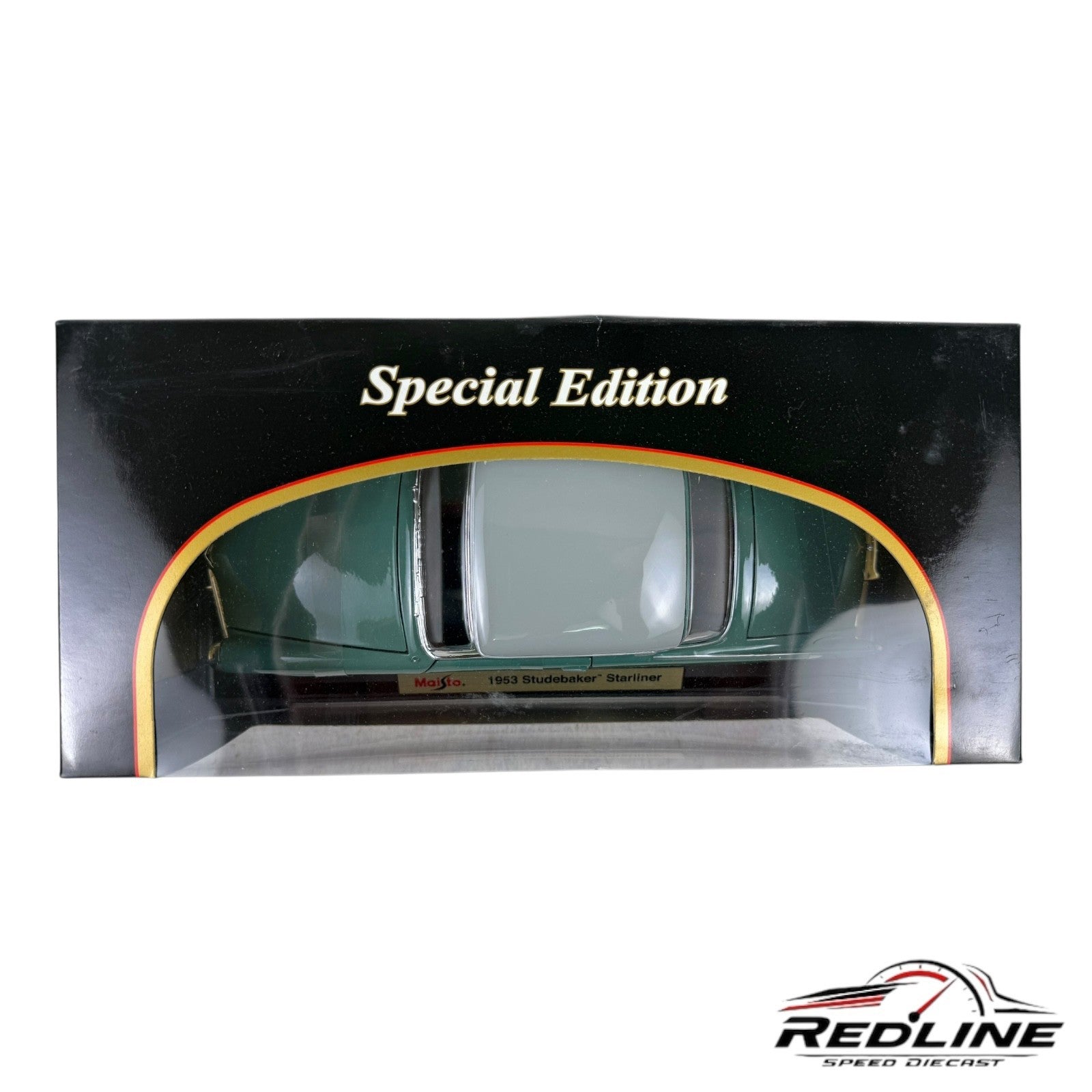 🇺🇸🇺🇸🇺🇸Maisto 1953 Studebaker Starliner Green 1:18 C1🇺🇸🇺🇸🇺🇸