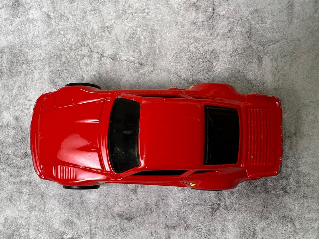 🇩🇪🇩🇪 Hot Wheels Turbo Porsche 930 Red Car 1989 Made In Malaysia C12🇩🇪🇩🇪