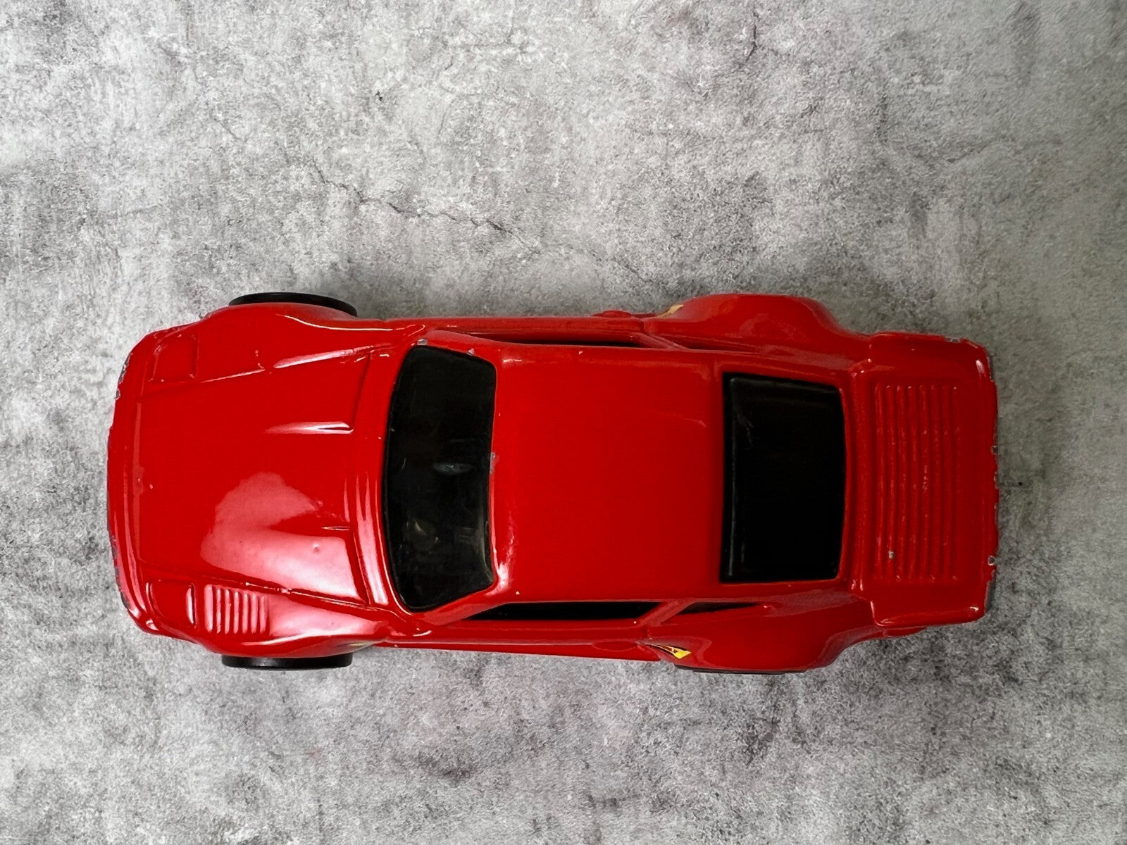 🇩🇪🇩🇪 Hot Wheels Turbo Porsche 930 Red Car 1989 Made In Malaysia C12🇩🇪🇩🇪