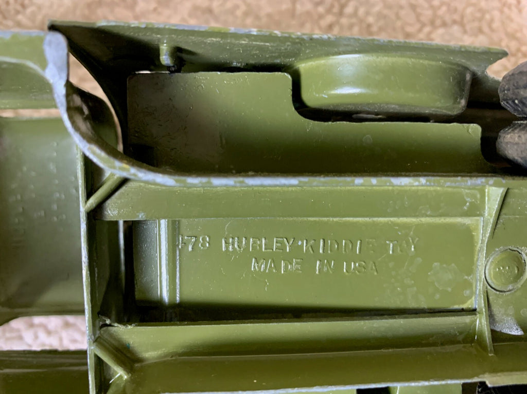 *********Hubley Kiddie Toy #478 Bell Telephone Truck Army Green - 1950s*********