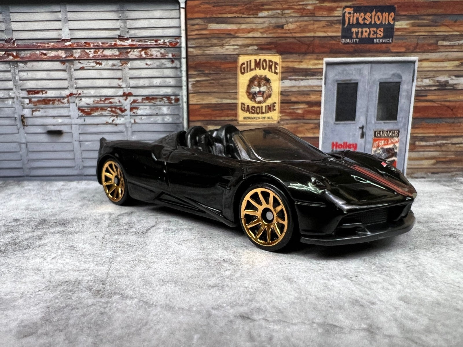 🔥🔥🔥🔥Hot Wheels PAGANI HUAYRA ROADSTER Black HW EXOTICS C11🔥🔥🔥🔥