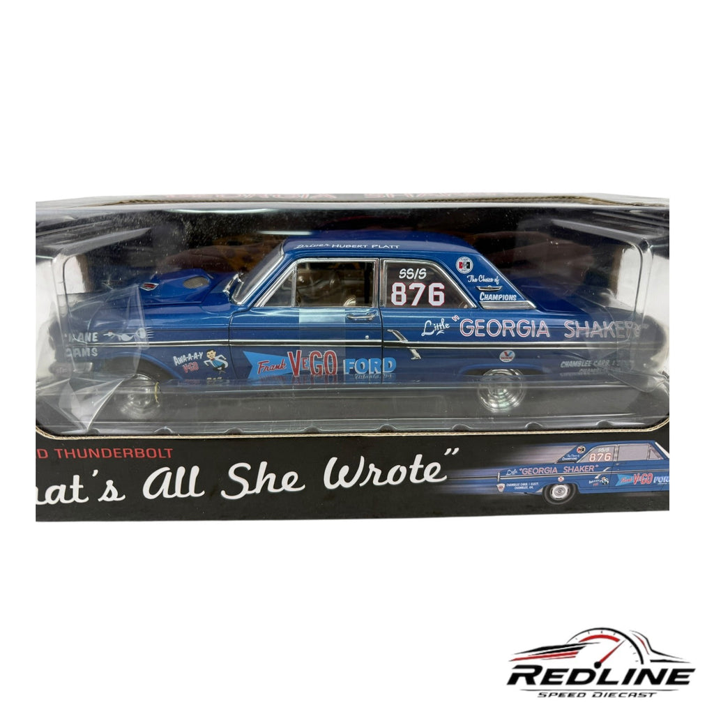 ACME GMP Ford Thunderbolt Georgia Shaker Blue Metallic FRANK VEGO FORD 1:18 LN