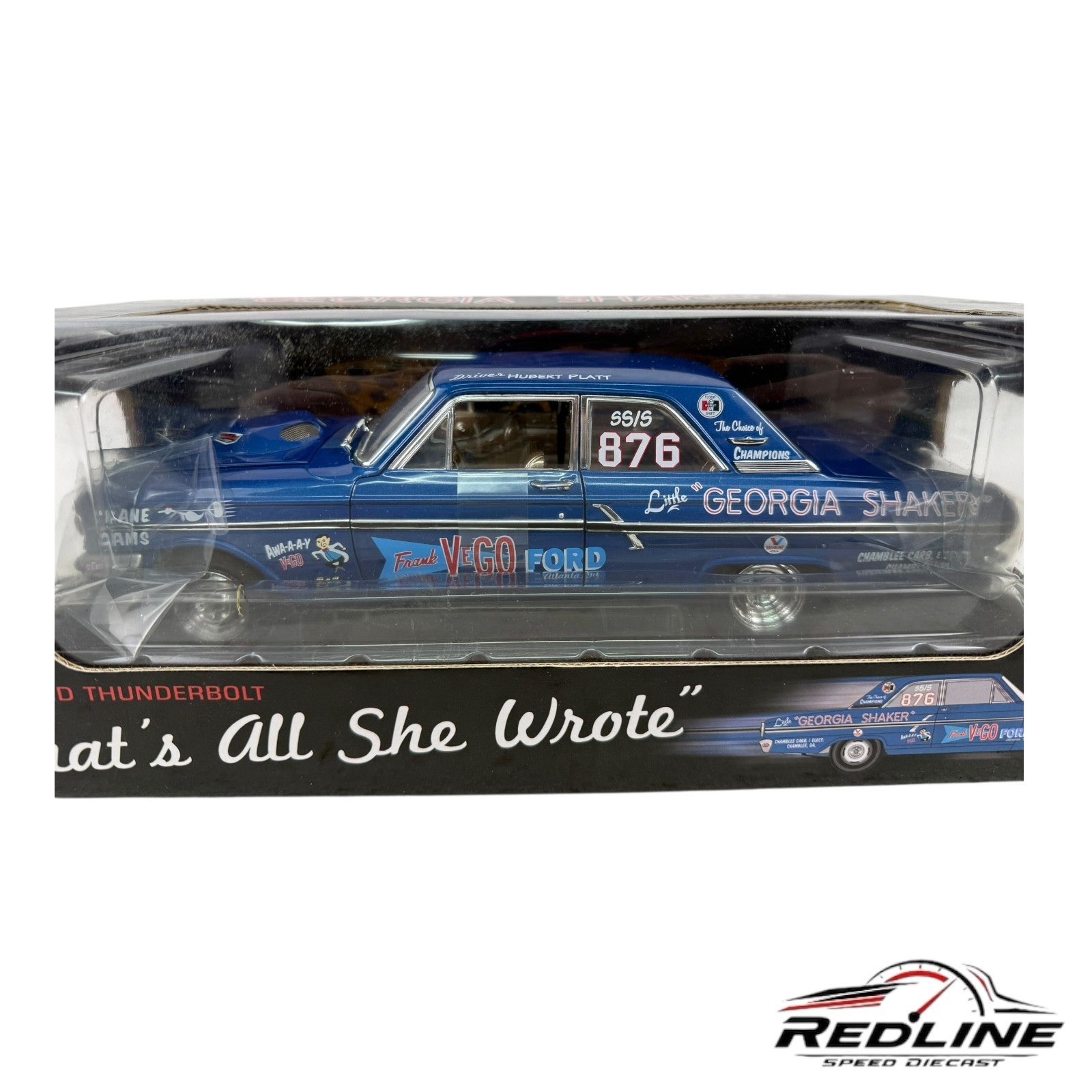 ACME GMP Ford Thunderbolt Georgia Shaker Blue Metallic FRANK VEGO FORD 1:18 LN