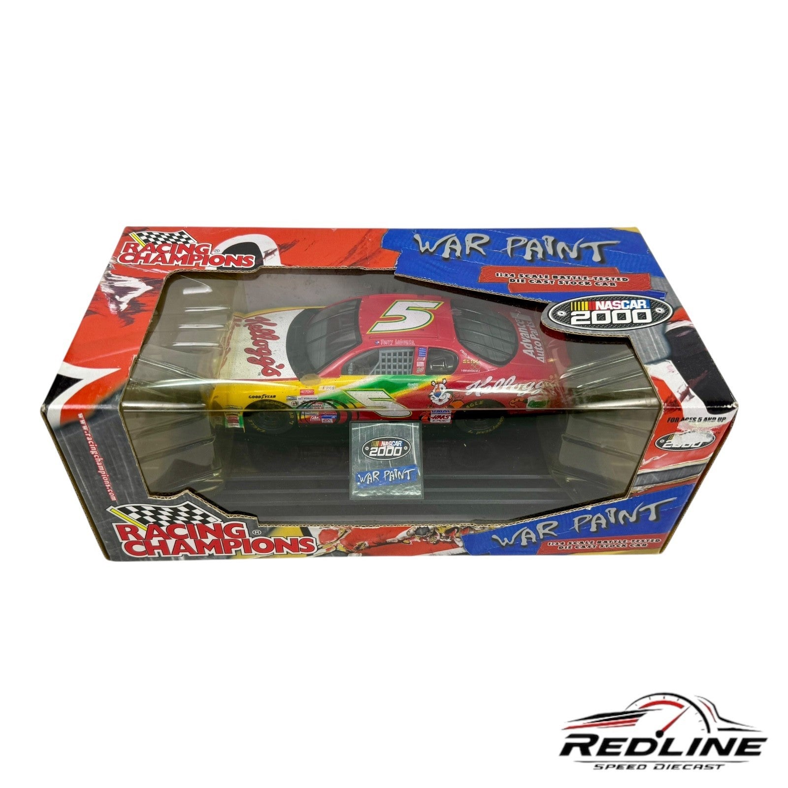 🏁Racing Champions Nascar 2000 War Paint Kellogg's Terry Labonte 1:24 C2🏁