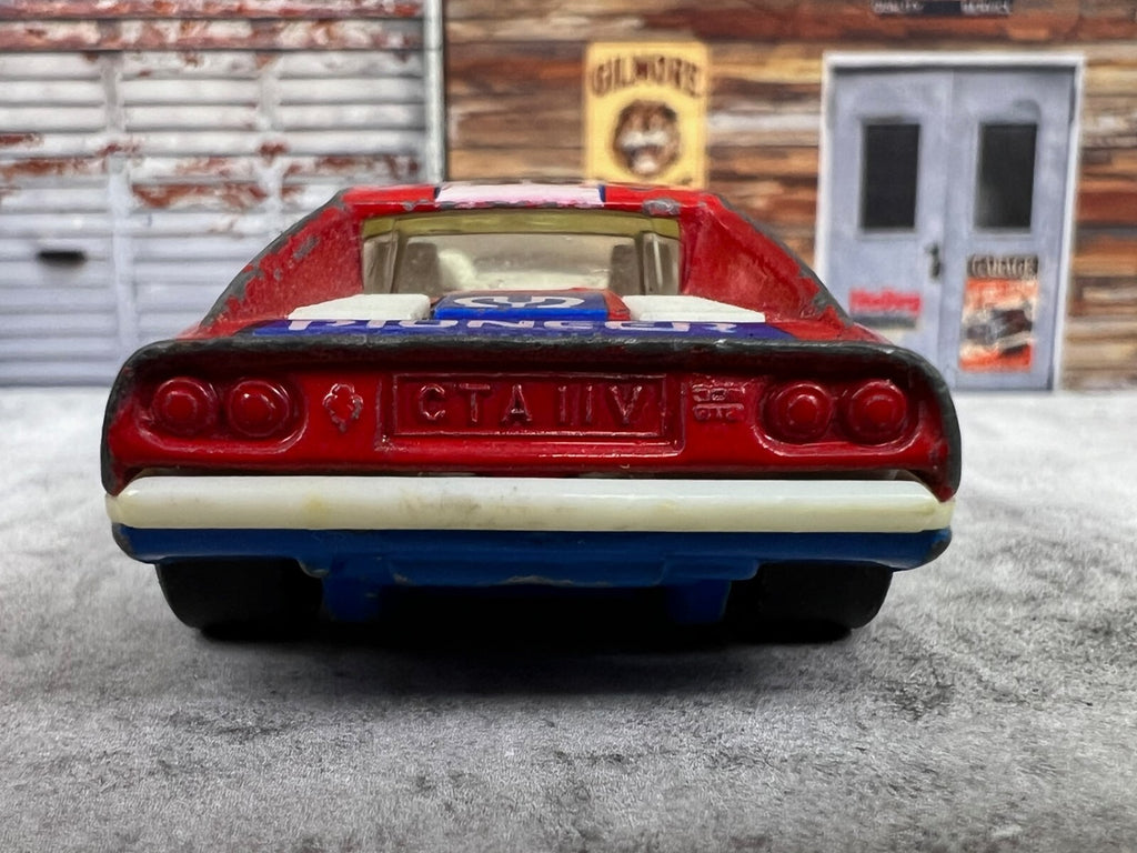 🇮🇹🇮🇹Matchbox Superfast Ferrari 308 GTB PIONEER Red/Blue 1981 C9🇮🇹🇮🇹