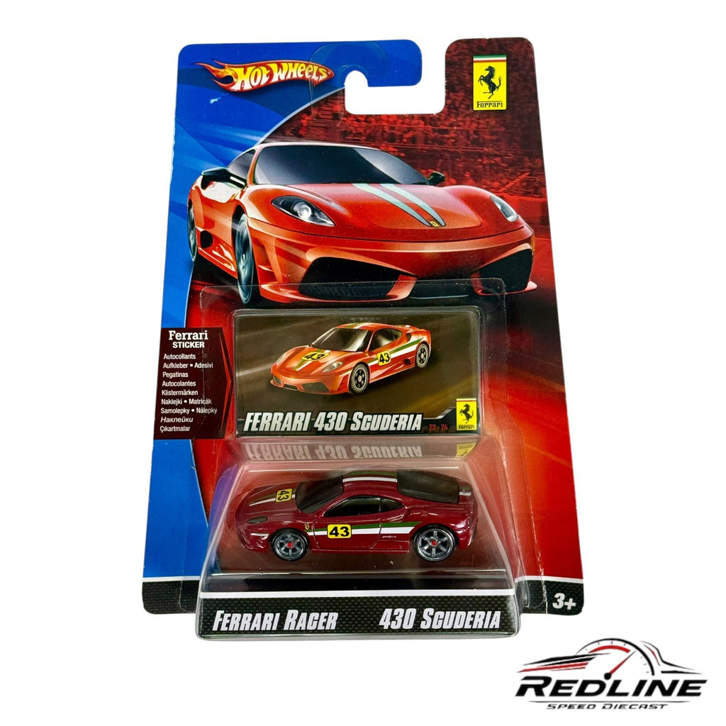 🇮🇹🇮🇹Hot Wheels Ferrari Racer 430 Scuderia Red 1:64🇮🇹🇮🇹