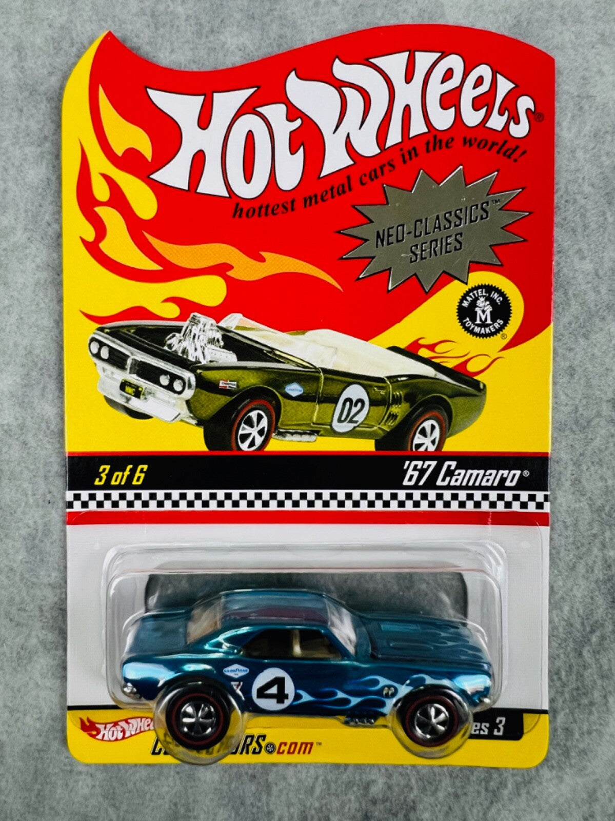 🇺🇸🇺🇸Hot Wheels  67 CHEVY CAMARO Blue RLC Series 3 4504/10500 H31🇺🇸🇺🇸