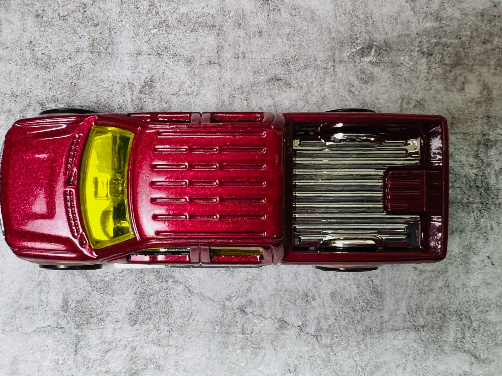 🔥🔥🔥Hot Wheels 2009 Ford F-150 Red w/ Flames Pickup Truck C17🔥🔥🔥