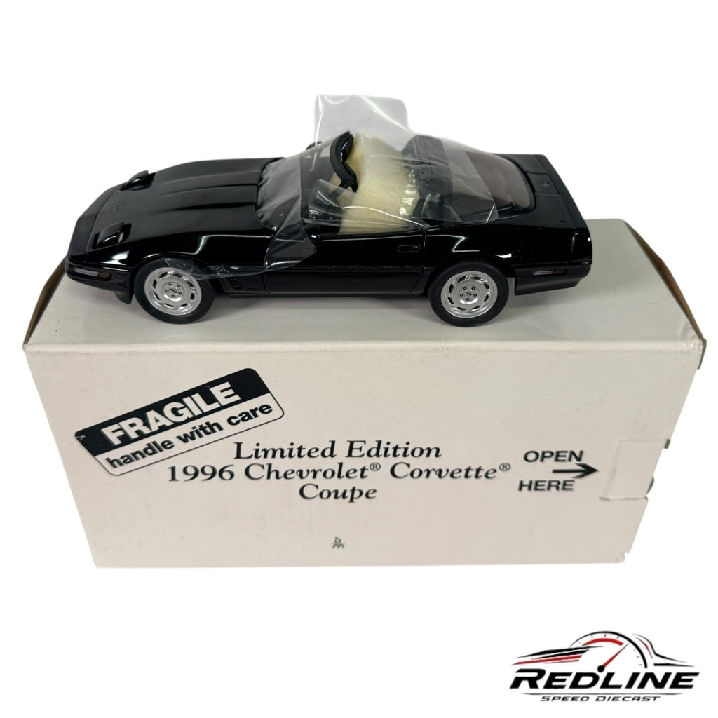 🇺🇸Danbury Mint 1996 Chevy Corvette Coupe Limited Edition Black  1:24🇺🇸