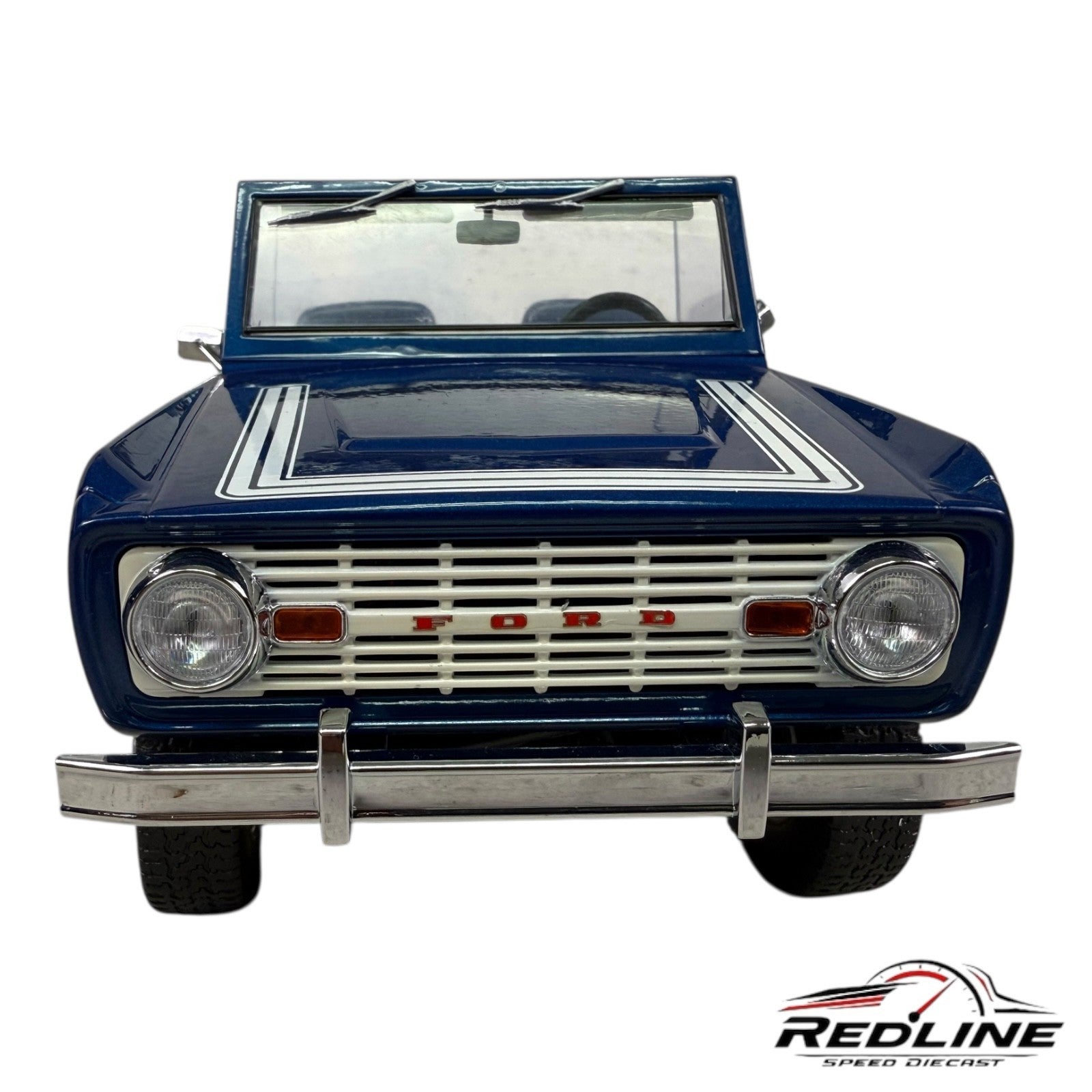 🇺🇸🇺🇸 Greenlight Artisan 1976 Ford Bronco Explorer Blue 1:18 B3🇺🇸🇺🇸
