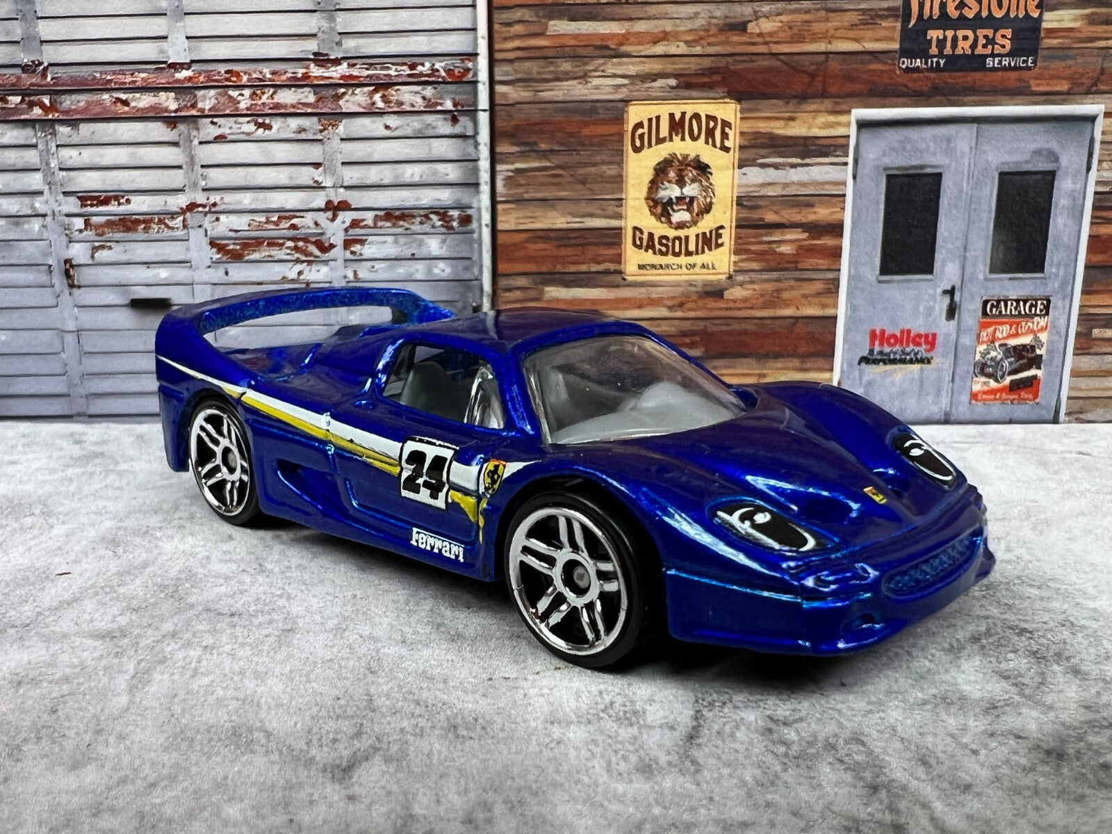 🇮🇹🇮🇹🇮🇹🇮🇹Hot Wheels Ferrari F50 Challenge  Blue Mattel🇮🇹🇮🇹🇮🇹🇮🇹