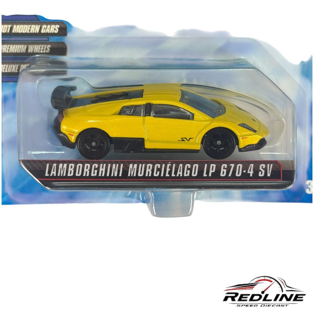 🇮🇹Hot Wheels Speed Machines Lamborghini Murcielago LP 670-4 SV Yellow🇮🇹