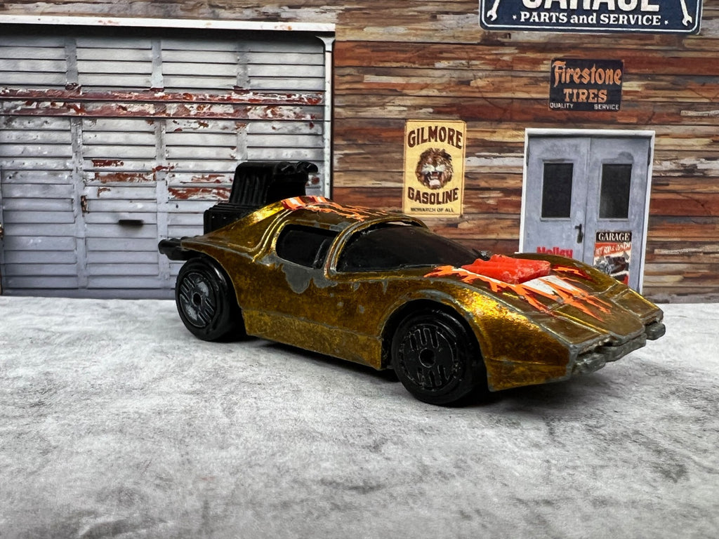 🔥🔥🔥Hot Wheels Flame Runner 1983 Vintage Ultra Hots Car Malaysia C12🔥🔥🔥