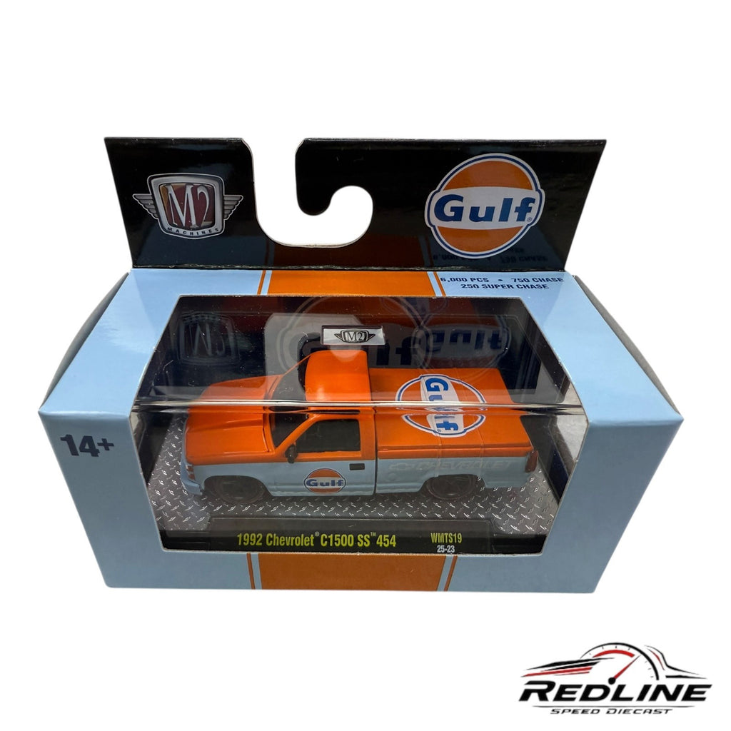 🇺🇸M2 Machines Walmart Exclusive Gulf 1992 Chevrolet C1500 SS 454 1:64 H1🇺🇸