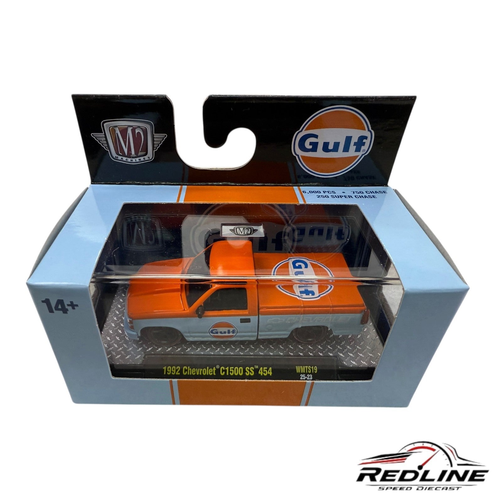 🇺🇸M2 Machines Walmart Exclusive Gulf 1992 Chevrolet C1500 SS 454 1:64 H1🇺🇸