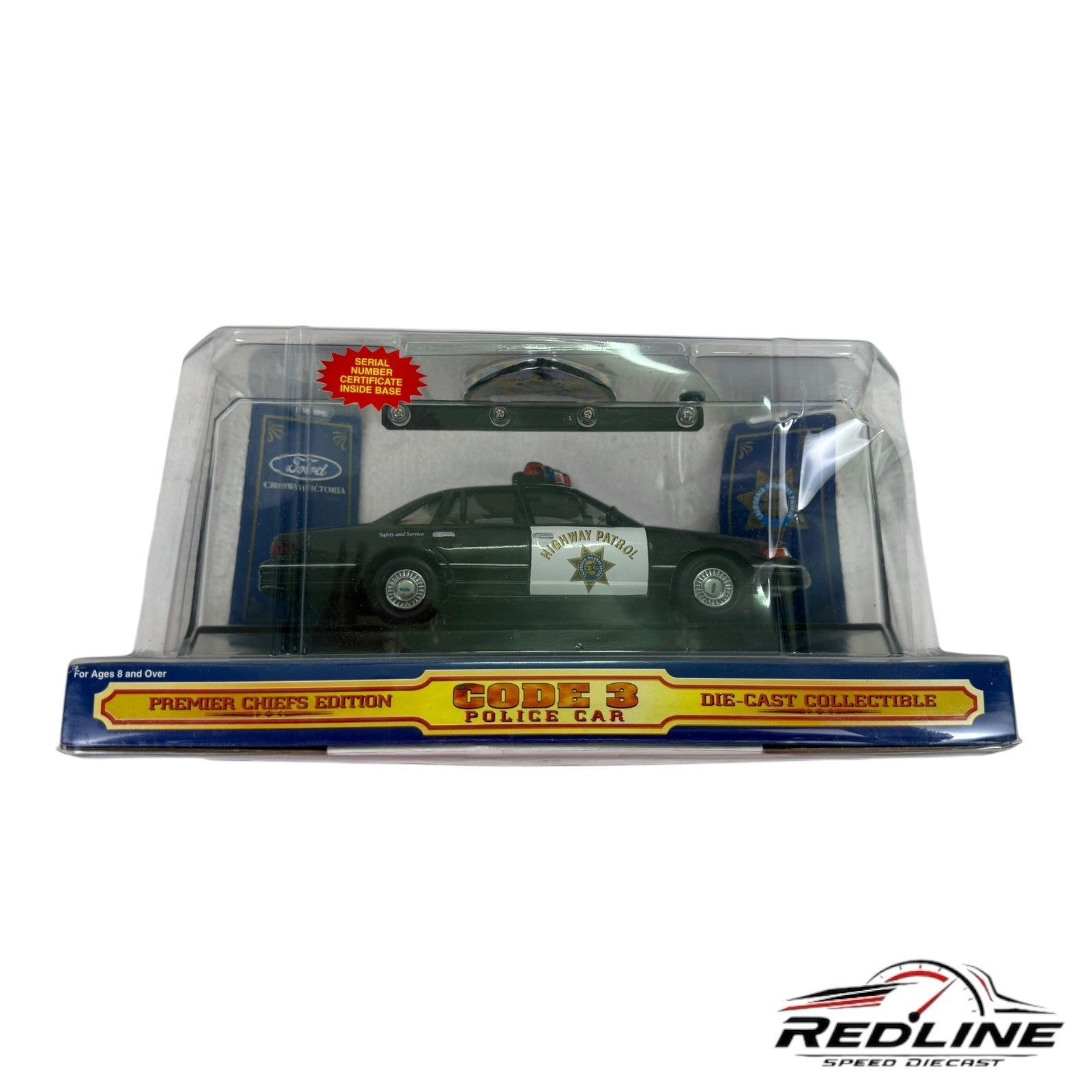 🦅CODE 3 California Highway Patrol CHP Ford Crown Victoria Police Car 1:24 HW🦅