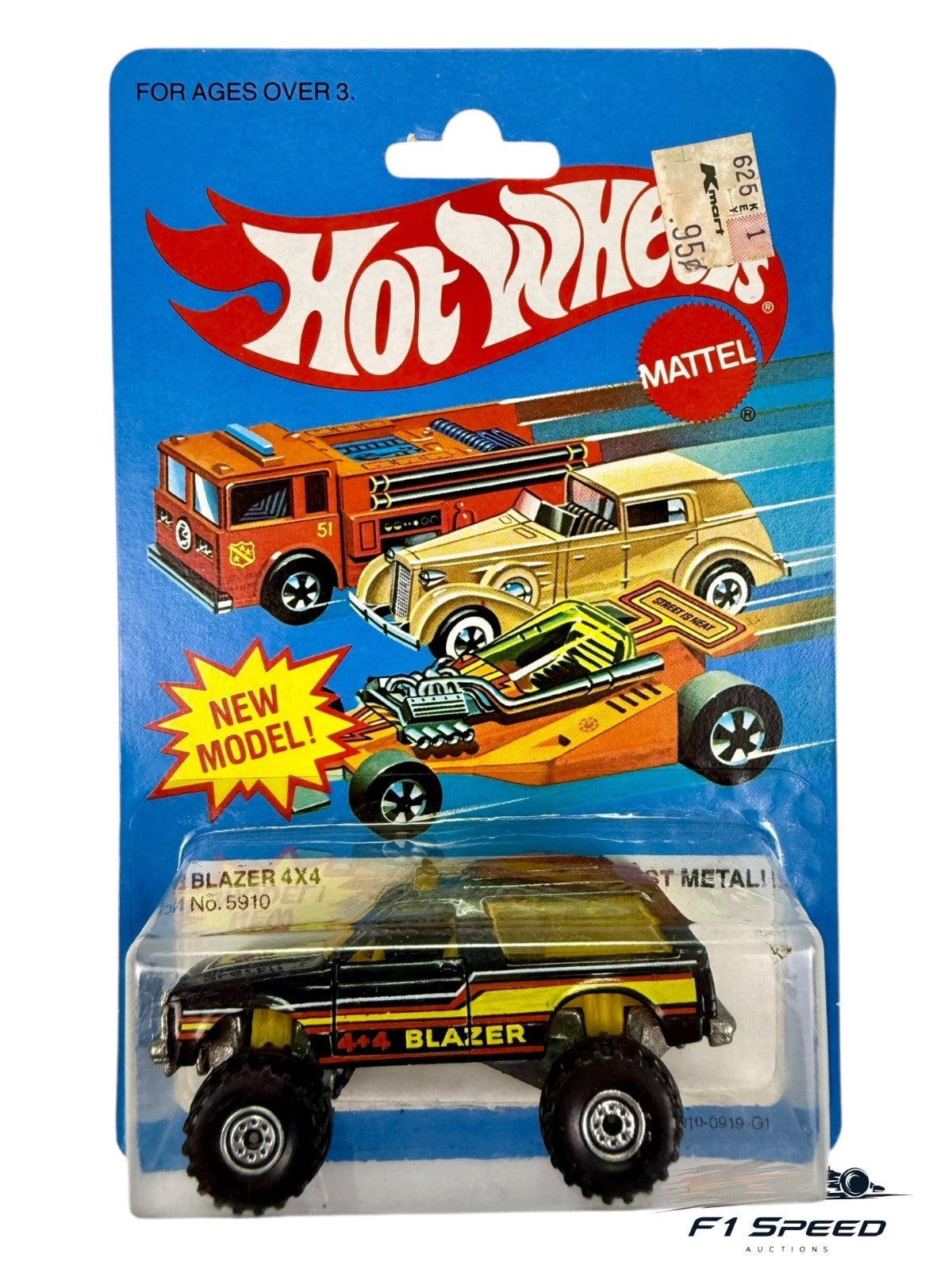 🔥🔥🔥Hot Wheels BLACKWALLS No 5910 Blazer 4x4 Black H35🔥🔥🔥