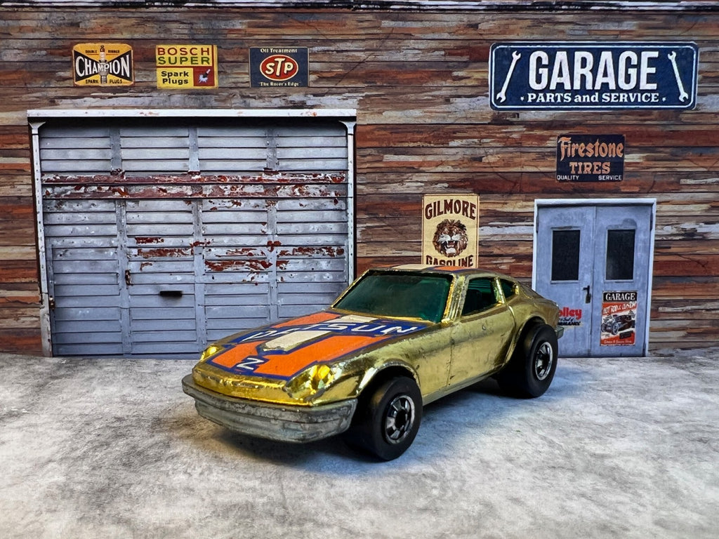 🔥🔥Hot Wheels Blackwall 1976 Datsun Z Whiz Golden Machines C5🔥🔥🔥