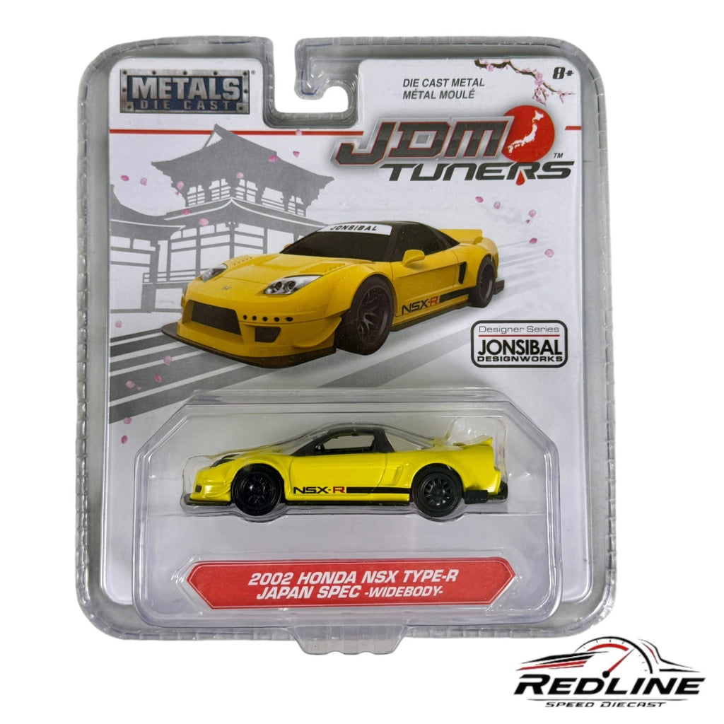 🎌Jada JDM Tuners 2002 Honda NSX Type-R Japan Spec Widebody Yellow H26🎌