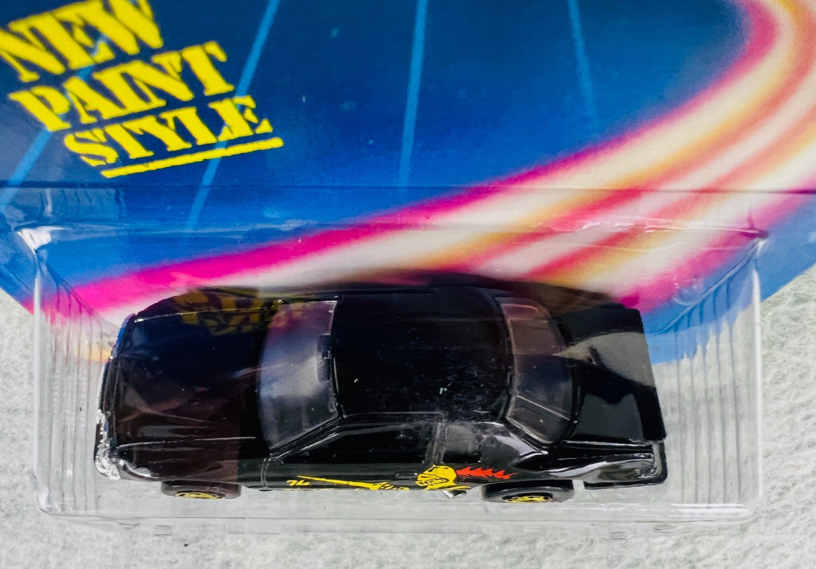 🔥🔥Hot Wheels Vintage Thunderburner Speed Fleet Series 1456 Black 1986 H29🔥🔥