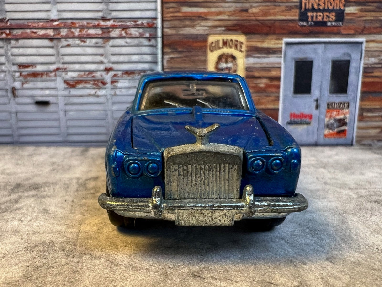 🔥🔥Original ERTL Blue Rolls Royce Silver Shadow Hong Kong C5🔥🔥