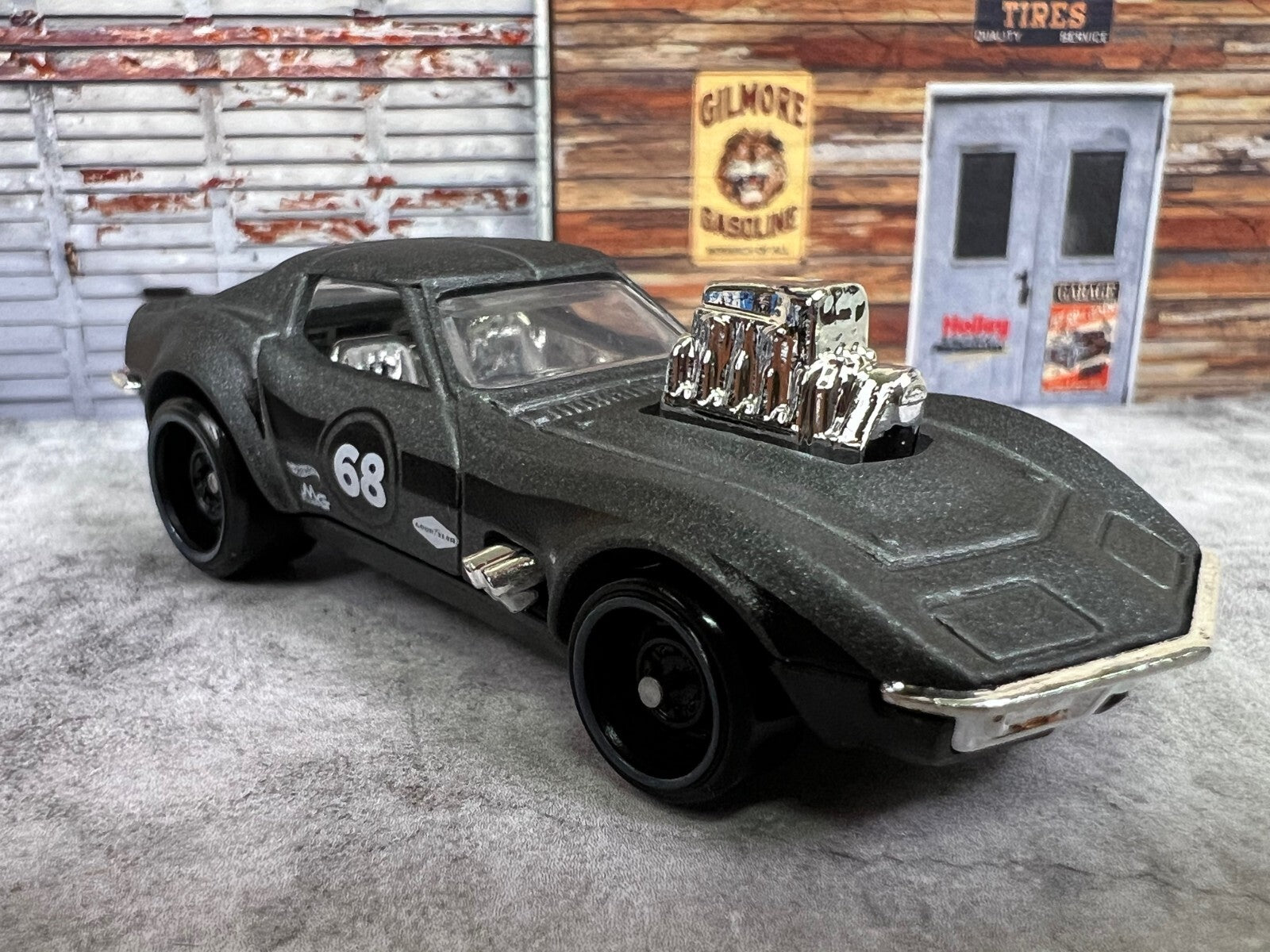 🔥🔥🔥 Hot Wheels Nightburnerz 68 CORVETTE-GAS MONKEY GARAGE🔥🔥🔥