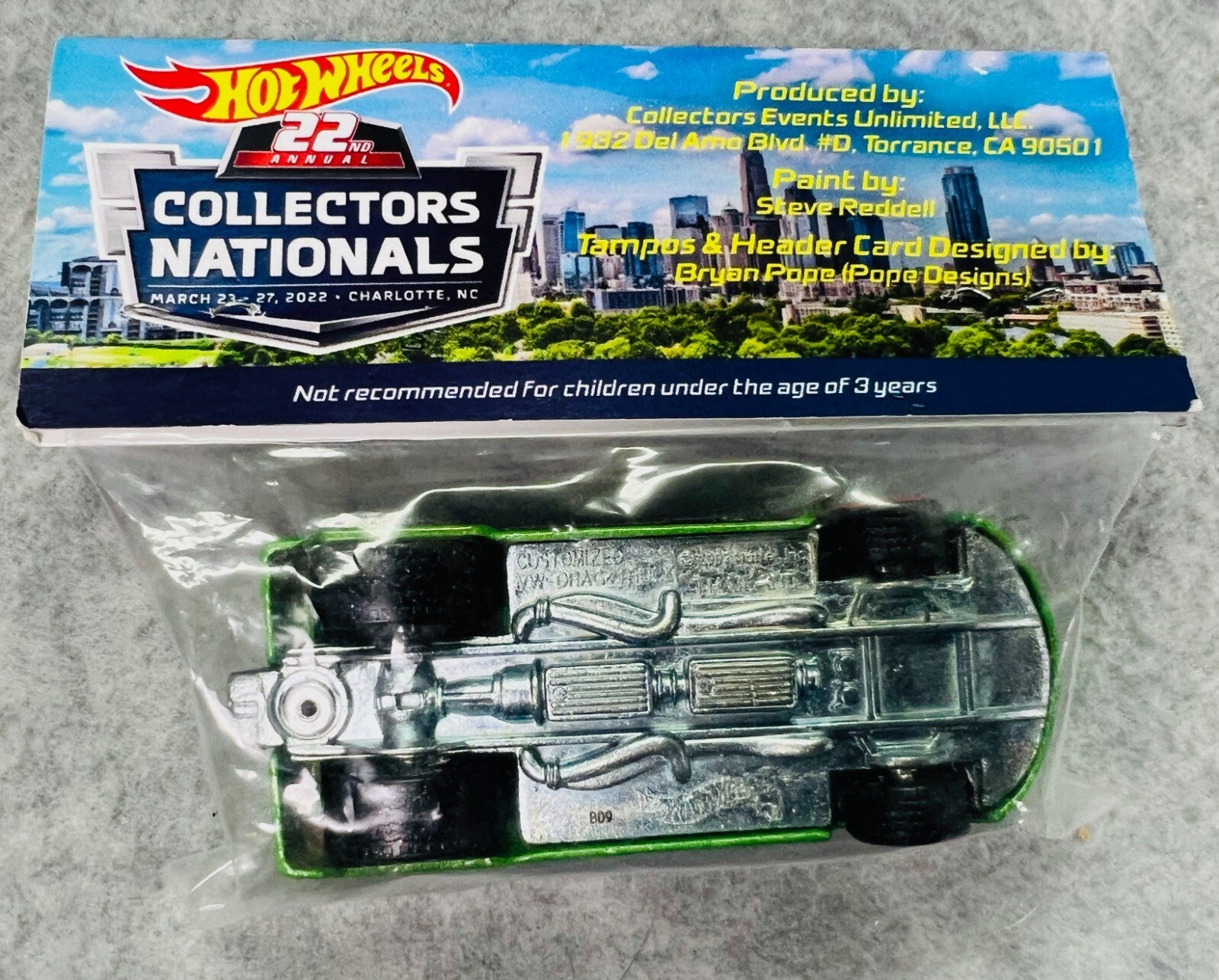 🇩🇪🇩🇪Hot Wheels 22nd Annual Collectors Nationals VW Drag Truck SIGNED🇩🇪🇩🇪