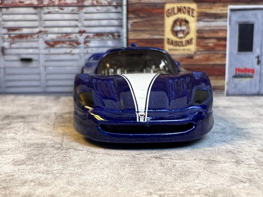 🇮🇹🇮🇹Hot Wheels 2007 Mystery Cars Maserati MC12 Metalflake Blue C7🇮🇹🇮🇹