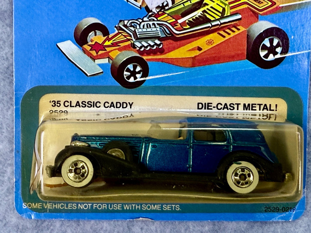 🔥🔥🔥Hot Wheels 1935 Classic Caddy  2529 1982 Blue 1:64 H22🔥🔥🔥