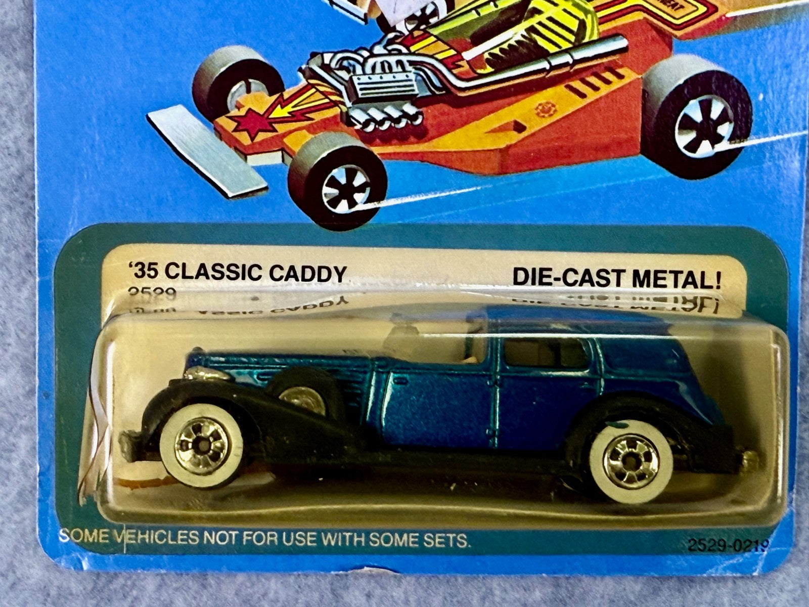 🔥🔥🔥Hot Wheels 1935 Classic Caddy  2529 1982 Blue 1:64 H22🔥🔥🔥